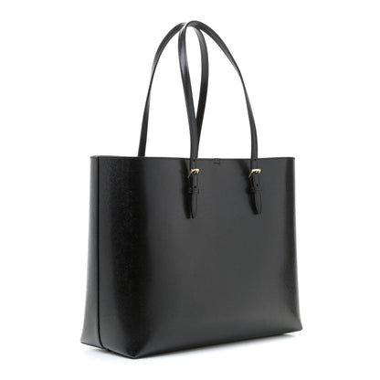 Saint Laurent Calfskin Large Shopping Tote Black 3 of 7