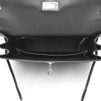Hermes Epsom Kelly Sellier 25 Black 5 of 37