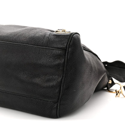 Balenciaga Chevre Gold Metallic Edge Hardware Velo Black 10 of 12