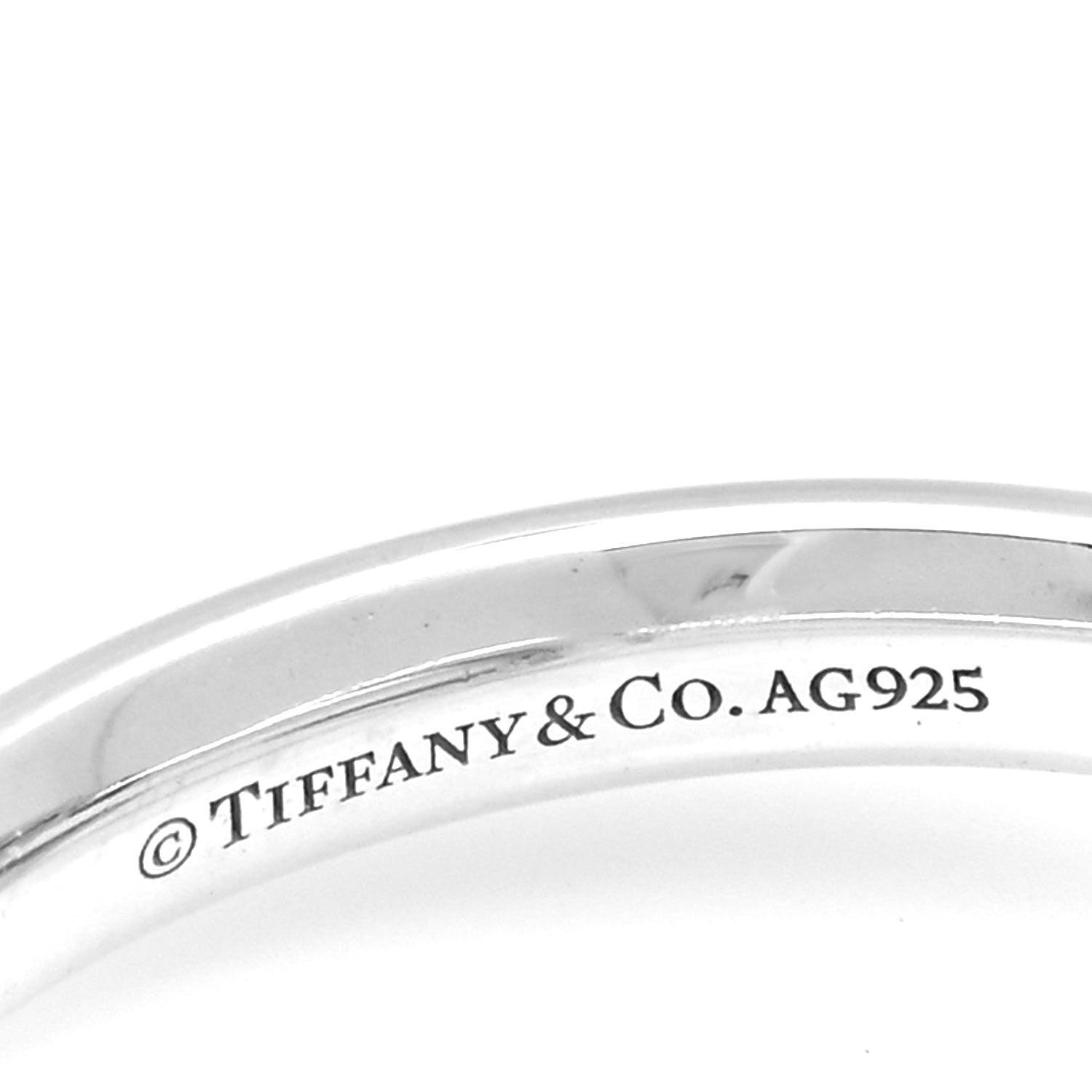 Tiffany Sterling Silver Narrow Infinity Ring 48 4.5 4 of 4