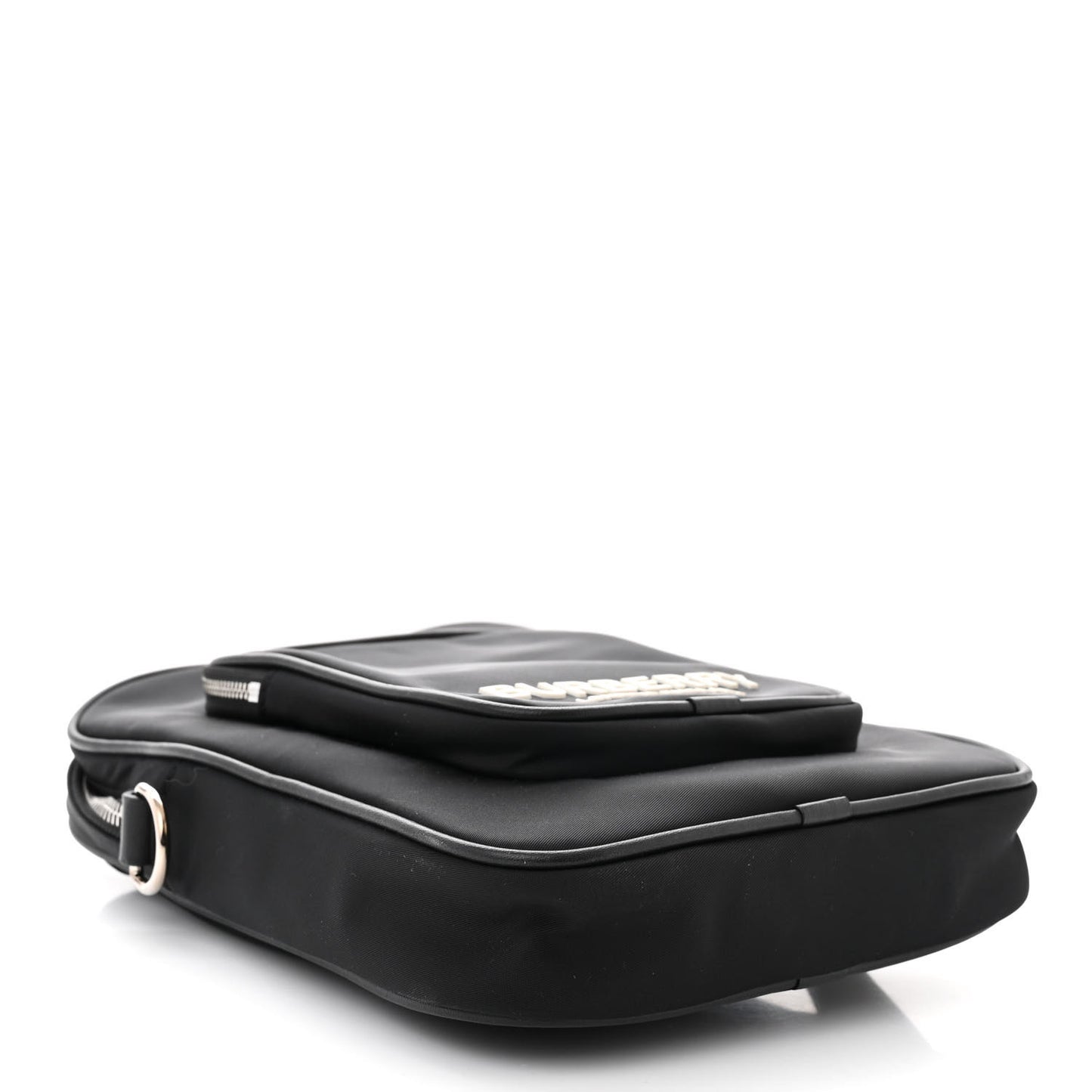 Nylon Logo Kieran Shoulder Bag Black