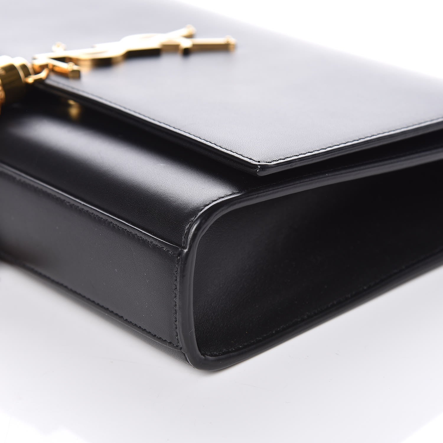 Saint Laurent Smooth Calfskin Medium Classic Monogram Kate Tassel Satchel Black 6 of 20