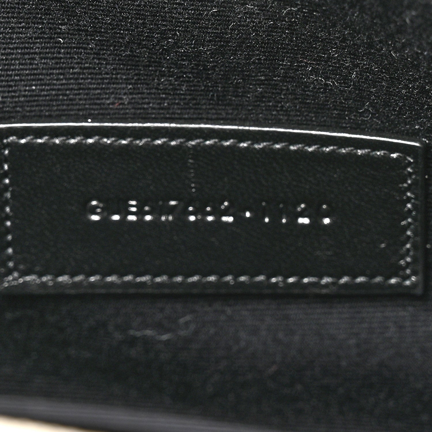 Saint Laurent Grain De Poudre Matelasse Chevron Monogram Envelope Clutch Blanc Vintage 7 of 9