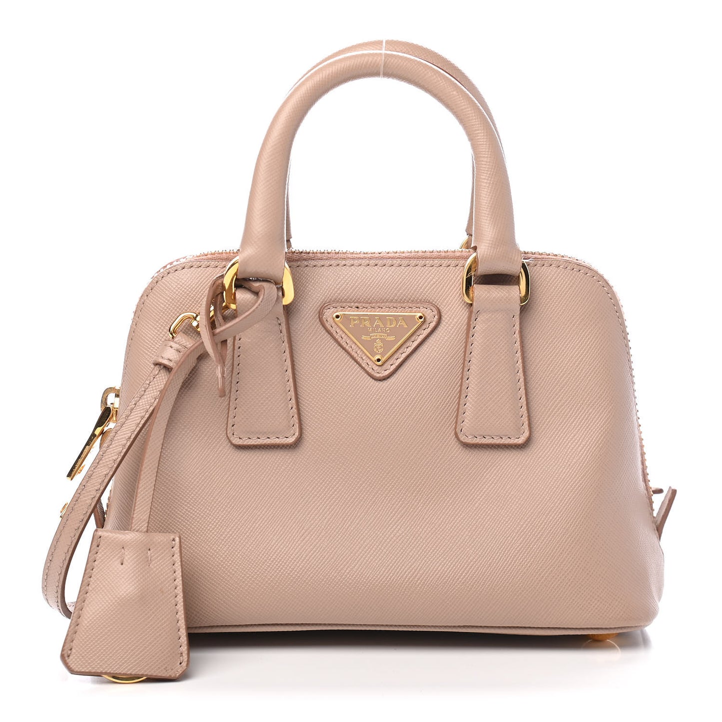 Saffiano Lux Mini Promenade Tote Cammeo