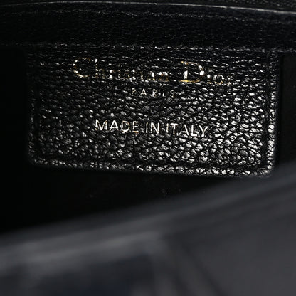 Christian Dior Shiny Goatskin Saddle Bag Black 6 of 10