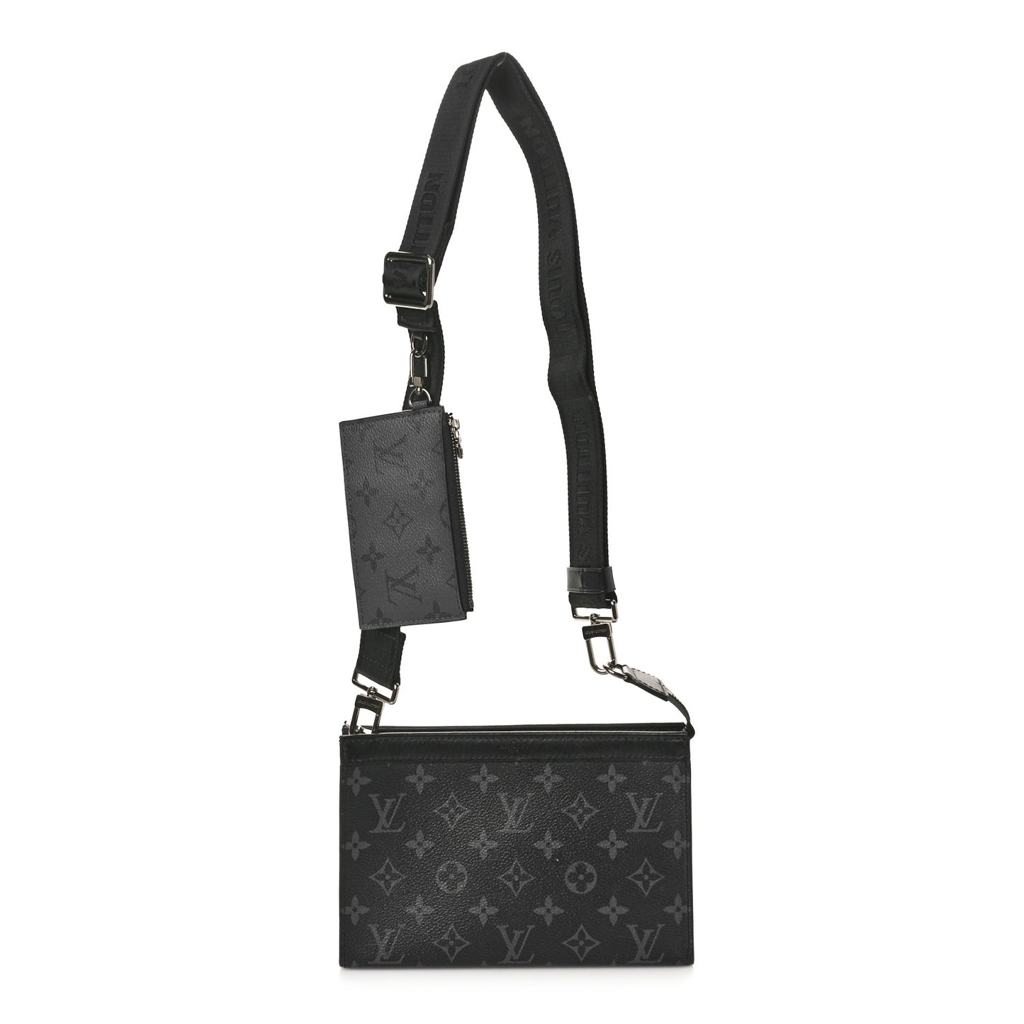LOUIS VUITTON Reverse Monogram Eclipse Gaston Wearable Wallet