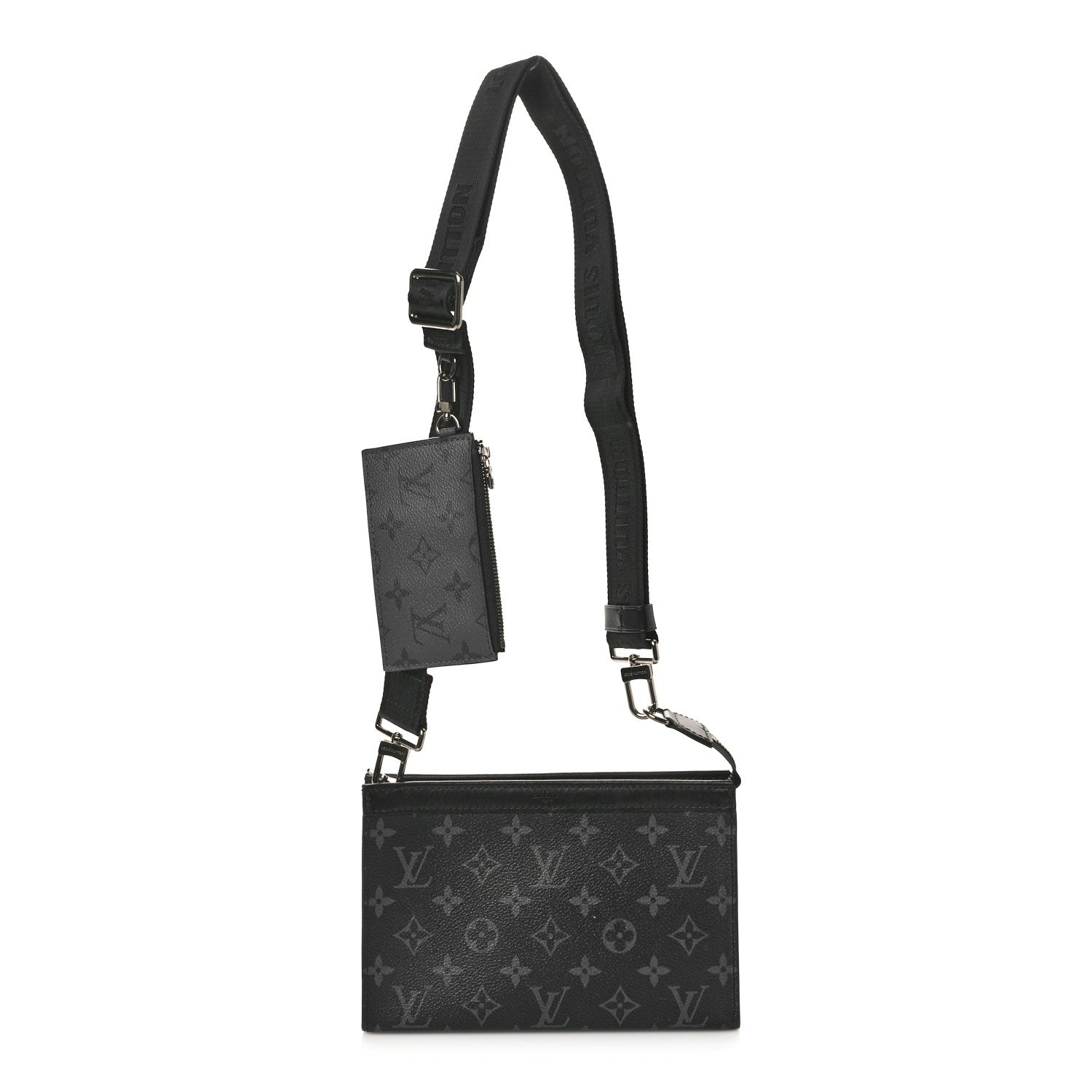 Louis Vuitton LOUIS VUITTON Reverse Monogram Eclipse Gaston Wearable Wallet 1 of 9