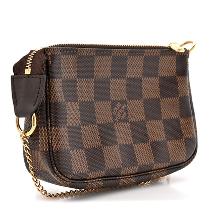 Louis Vuitton Damier Ebene Mini Pochette Accessories 3 of 10