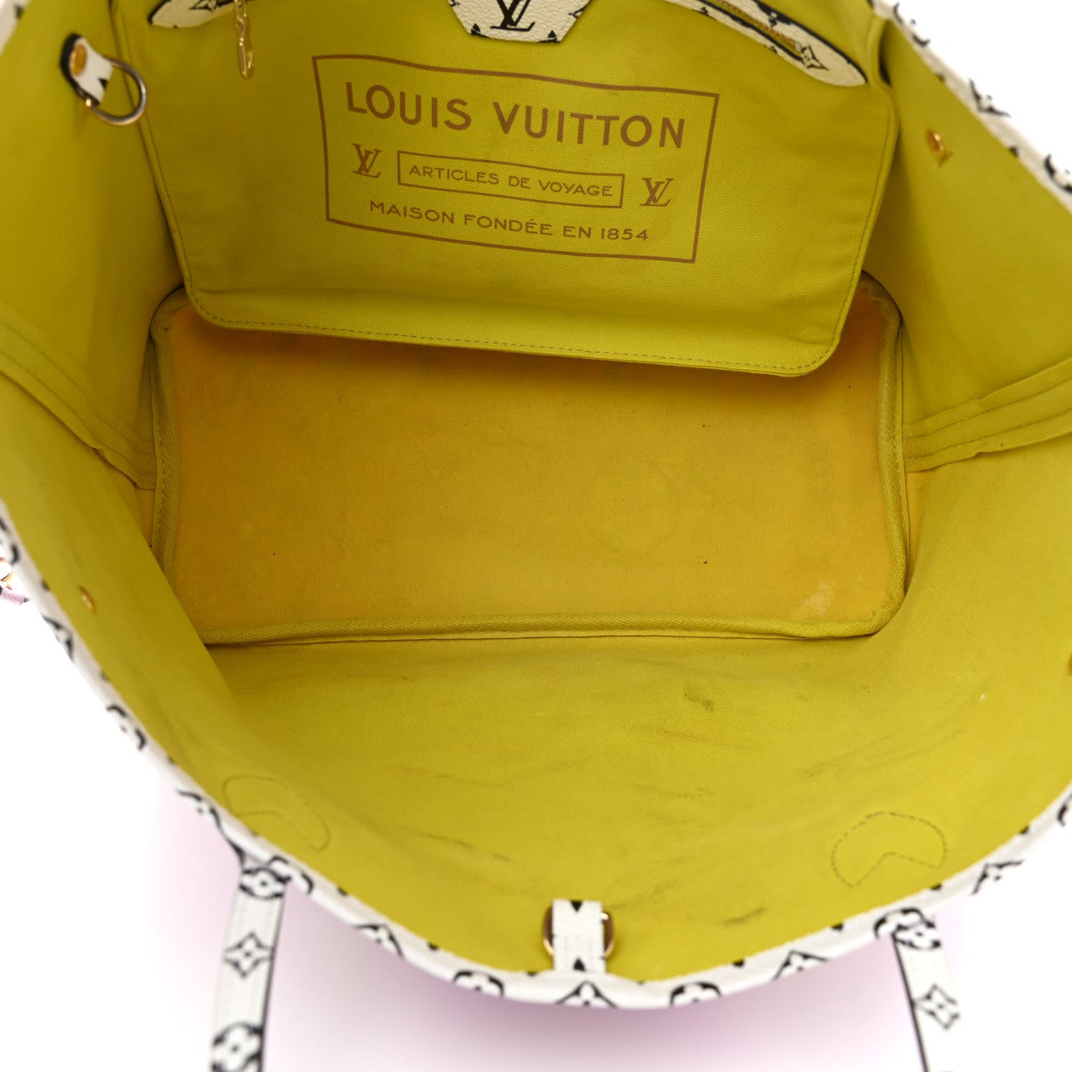 Louis Vuitton Monogram Giant Neverfull MM Pink Lilac 5 of 11