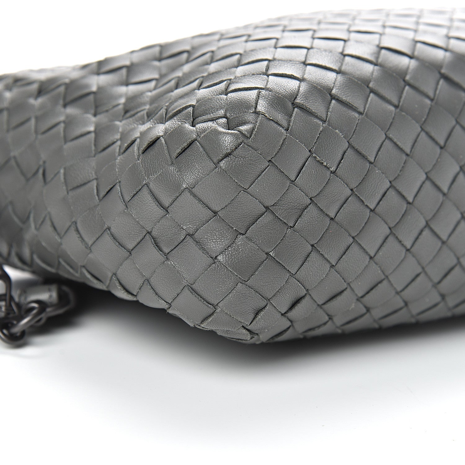 Bottega Veneta Nappa Intrecciato Small Camera Bag New Light Grey 8 of 13