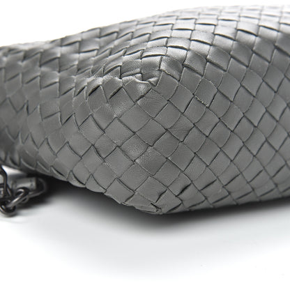 Bottega Veneta Nappa Intrecciato Small Camera Bag New Light Grey 8 of 13