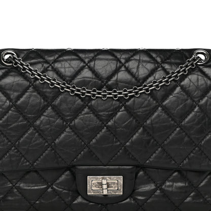 Chanel Aged Calfskin Quilted 2.55 Reissue 227 Flap Black 8 of 14