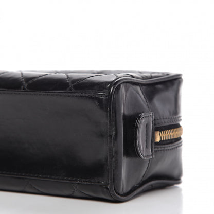 Chanel Lambskin Quilted Cosmetic Case Black 7 of 9