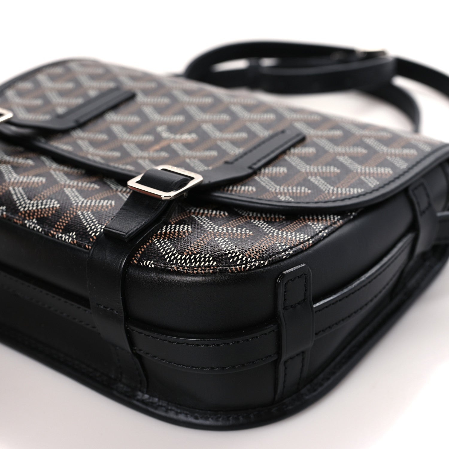 Goyard Goyardine Belvedere PM Messenger Bag Black 8 of 8