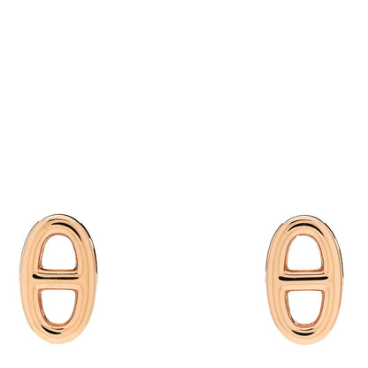 Hermes 18K Rose Gold TPM Farandole Stud Earrings 1 of 5