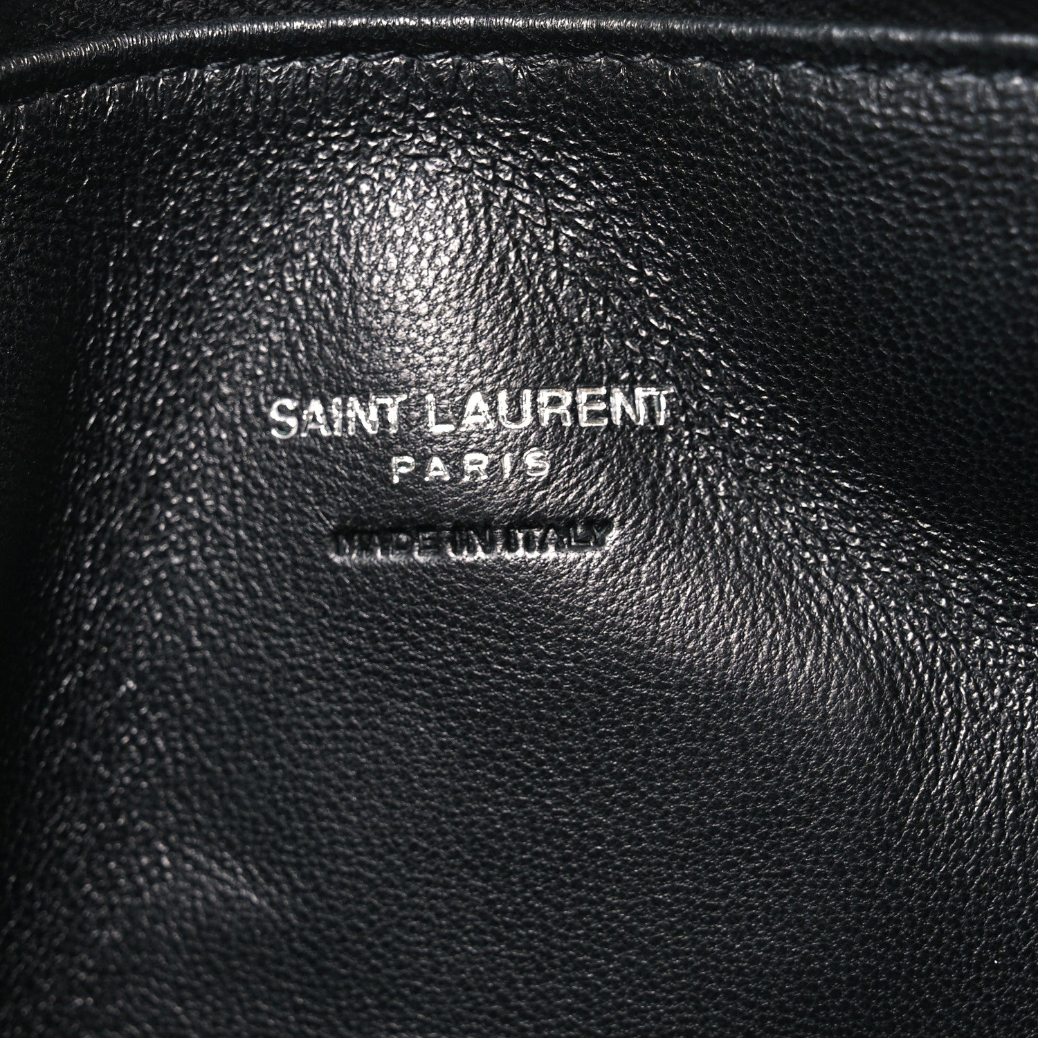 Saint Laurent Lambskin Small Puffy Pouch Black 1787388 – FASHIONPHILE