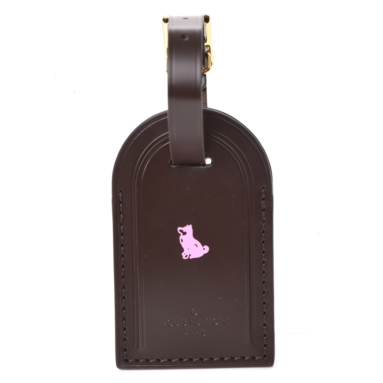 Louis Vuitton Calfskin Luggage Tag Ebene 1 of 3