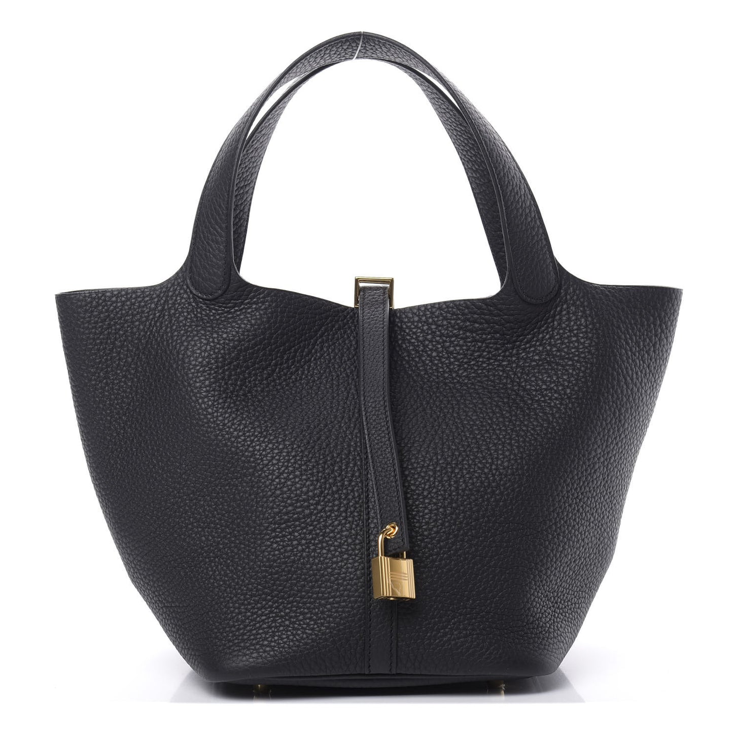 Taurillon Clemence Picotin Lock 22 MM Black