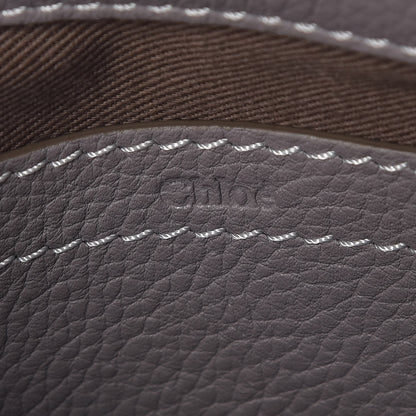 Chloe Calfskin Mini Marcie Round Crossbody Bag Cashmere Grey 6 of 7