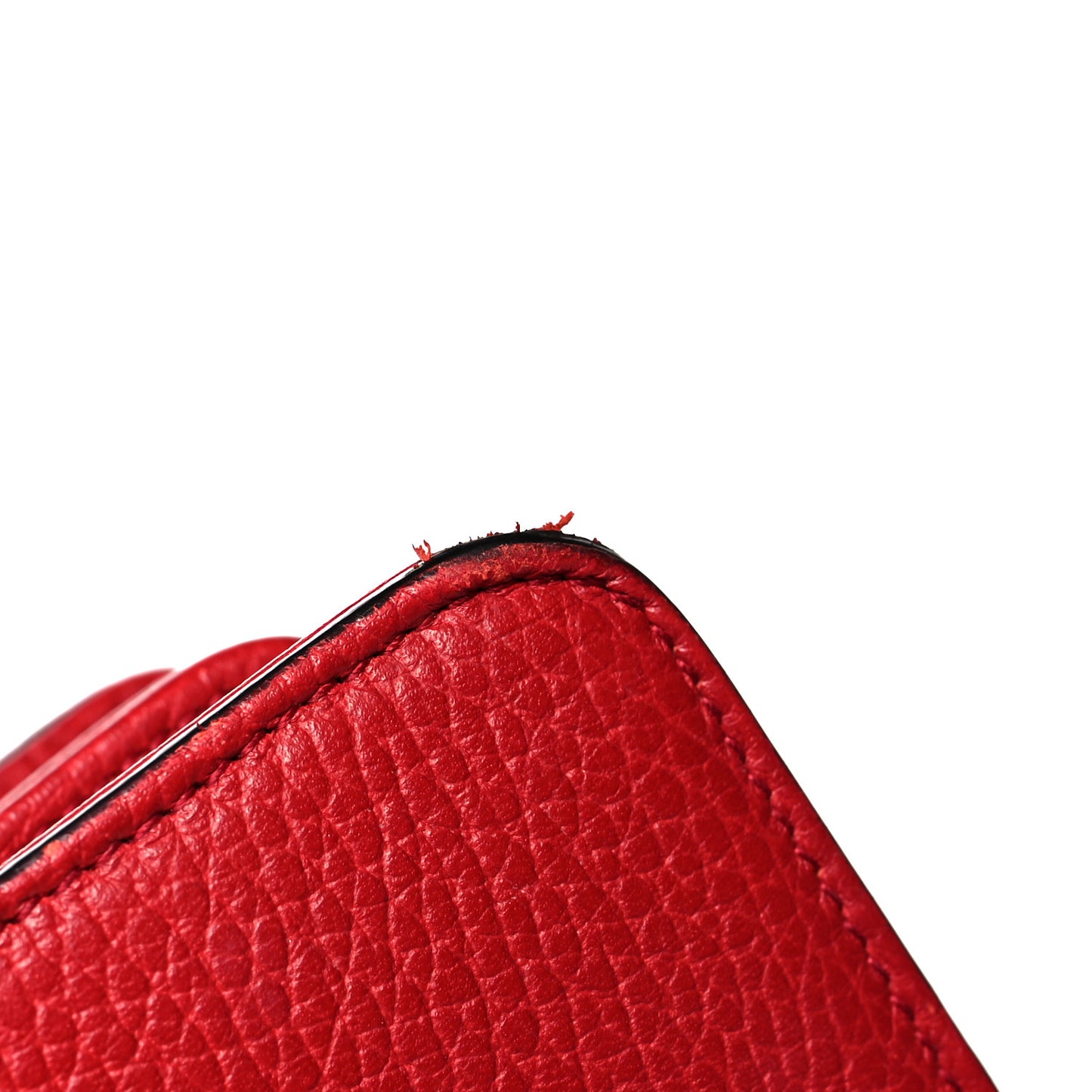 Dollar Calfskin Small Interlocking G Shoulder Bag Red