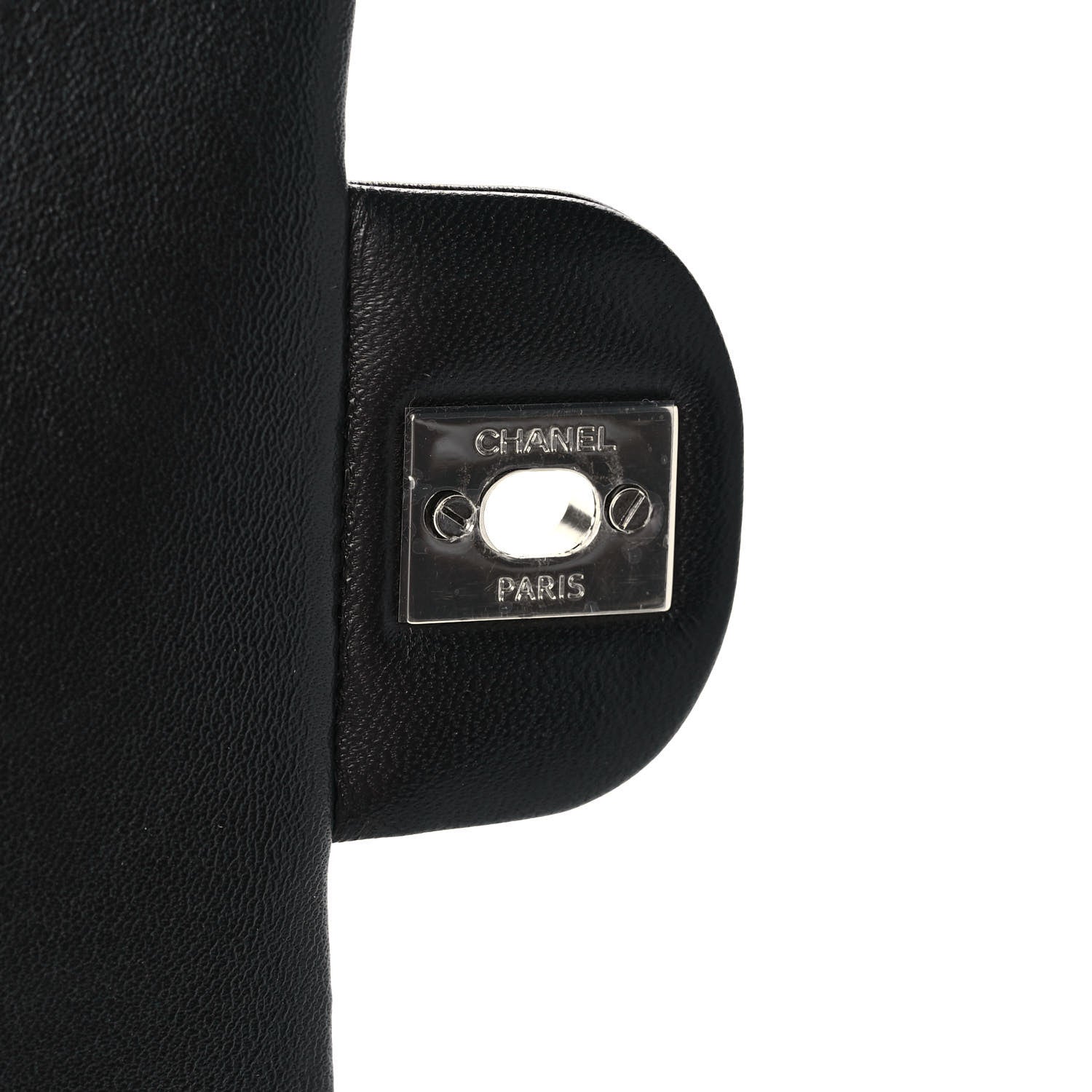 Chanel Lambskin Quilted Mini Rectangular Flap Black 9 of 11
