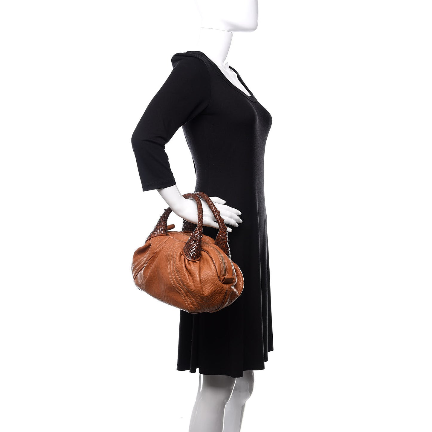 Nappa Nuvolata Spy Bowler Cognac