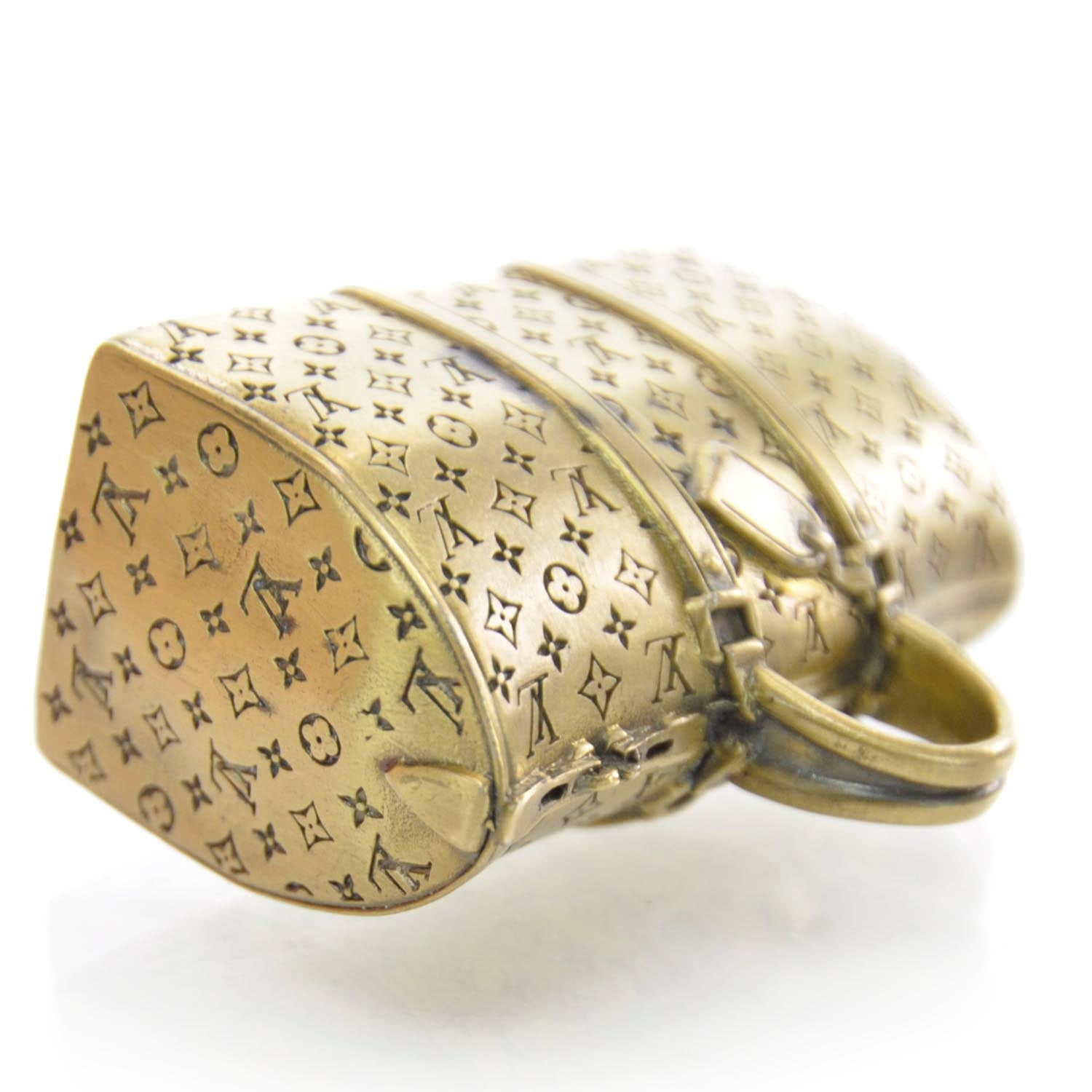 Louis Vuitton Antique Brass Keepall Paperweight 4 of 4