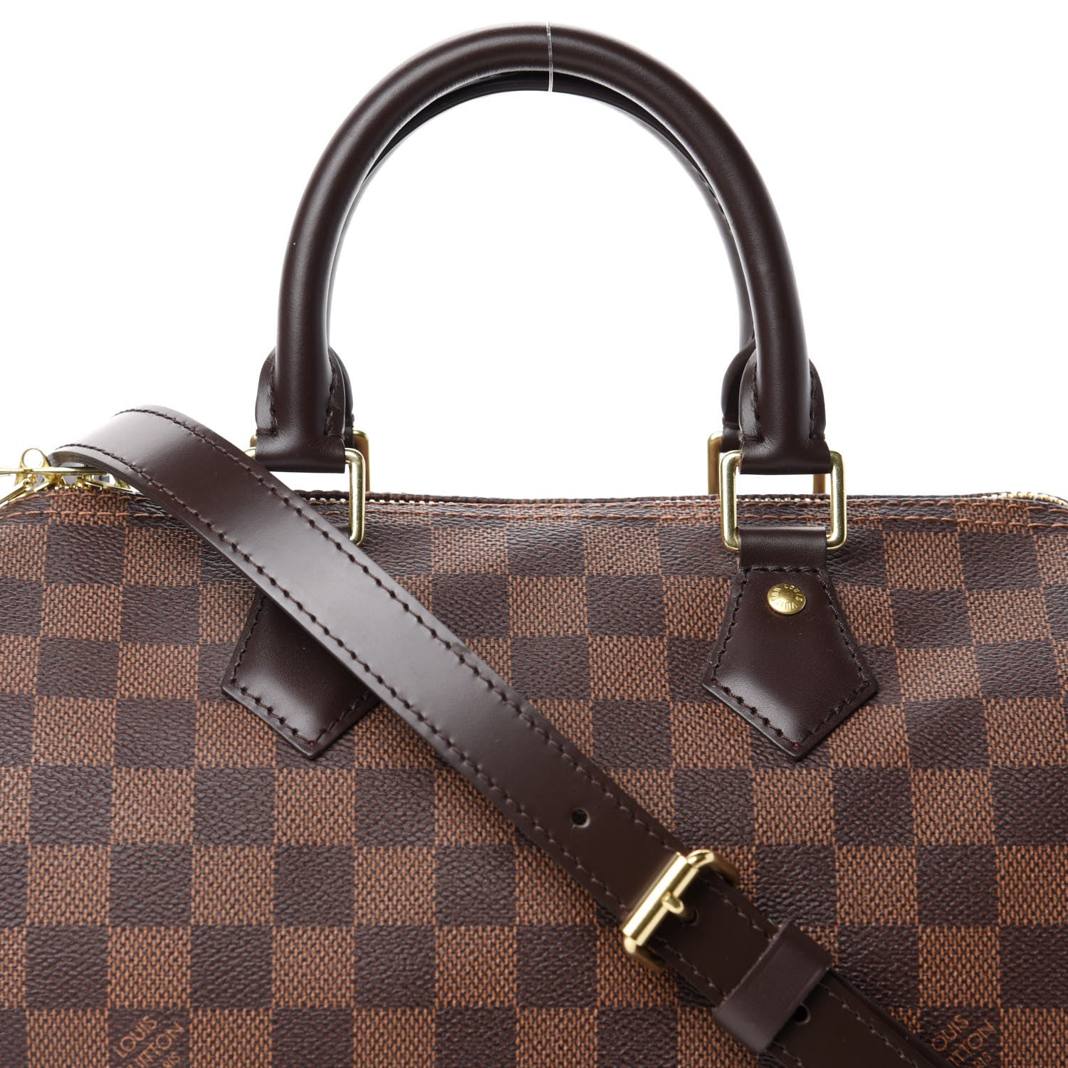 Louis Vuitton Damier Ebene Speedy Bandouliere 25 14 of 14