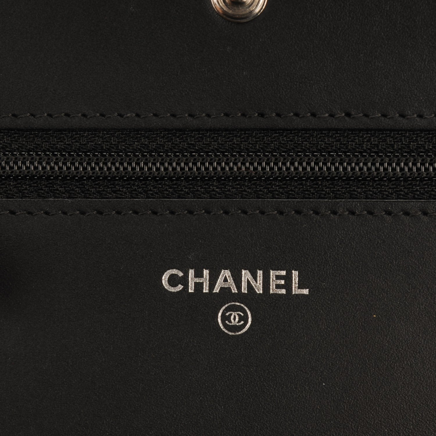 Chanel Caviar Quilted Boy Wallet On Chain WOC Black 6 of 8