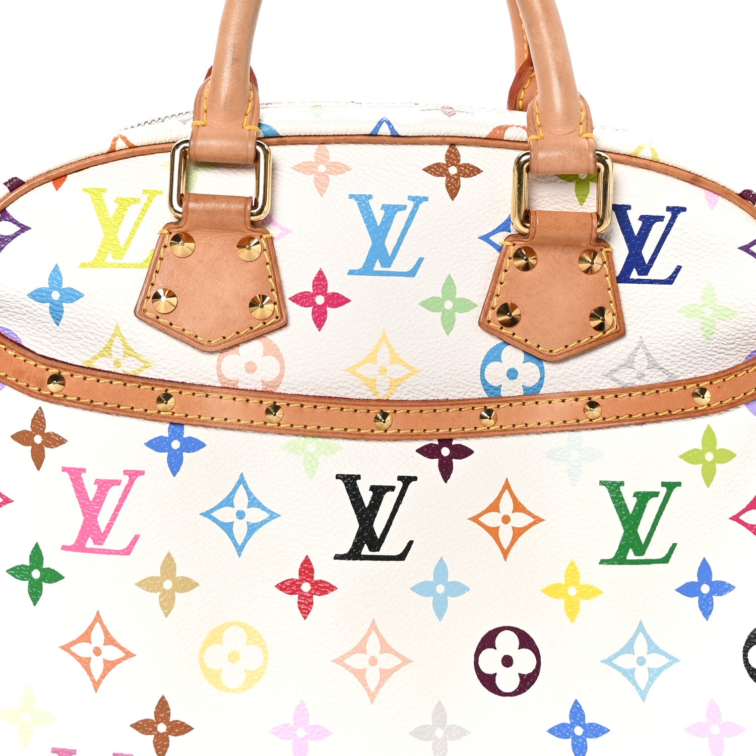 Louis Vuitton Monogram Multicolor Trouville White 7 of 10