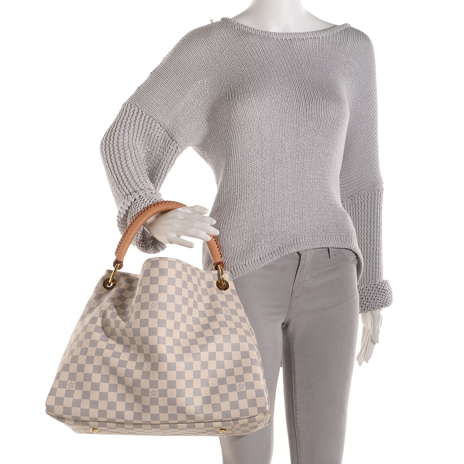 Louis Vuitton Damier Azur Artsy MM 2 of 7