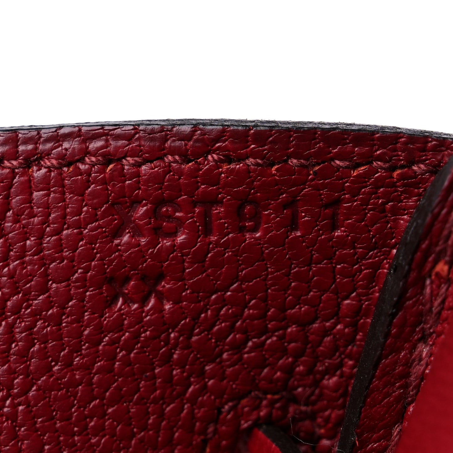 Epsom Birkin 30 Rouge Grenat