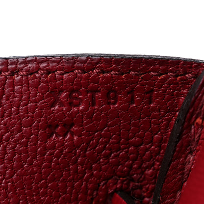 Hermes Epsom Birkin 30 Rouge Grenat 7 of 12
