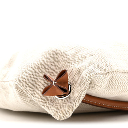 Hermes Canvas Swift Aline Grooming Bag Gold 9 of 11