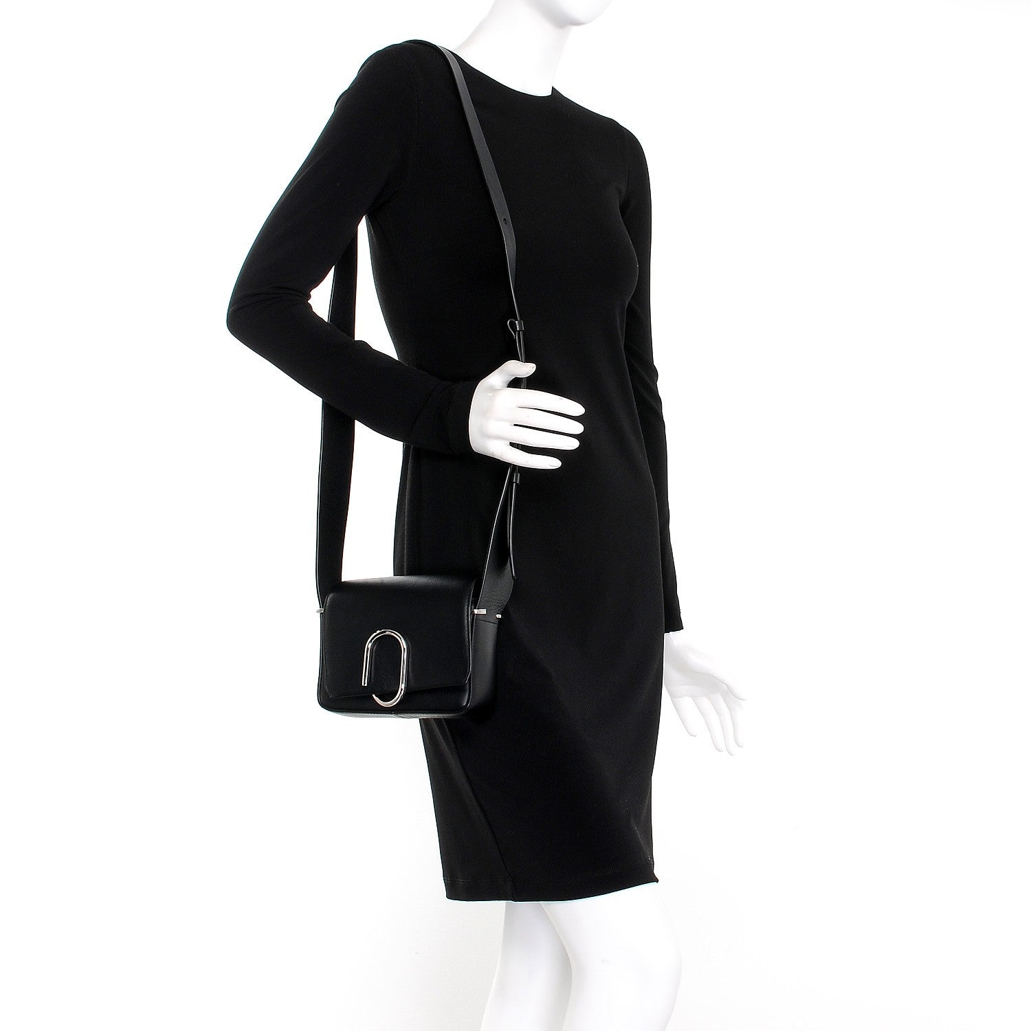 3.1 Phillip Lim 3.1 Calfskin Mini Alix Crossbody Bag Black 2 of 7