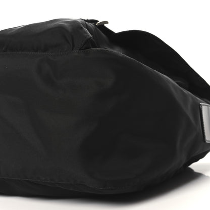 Prada Tessuto Nylon Saffiano Vela Messenger Bag Black 9 of 13