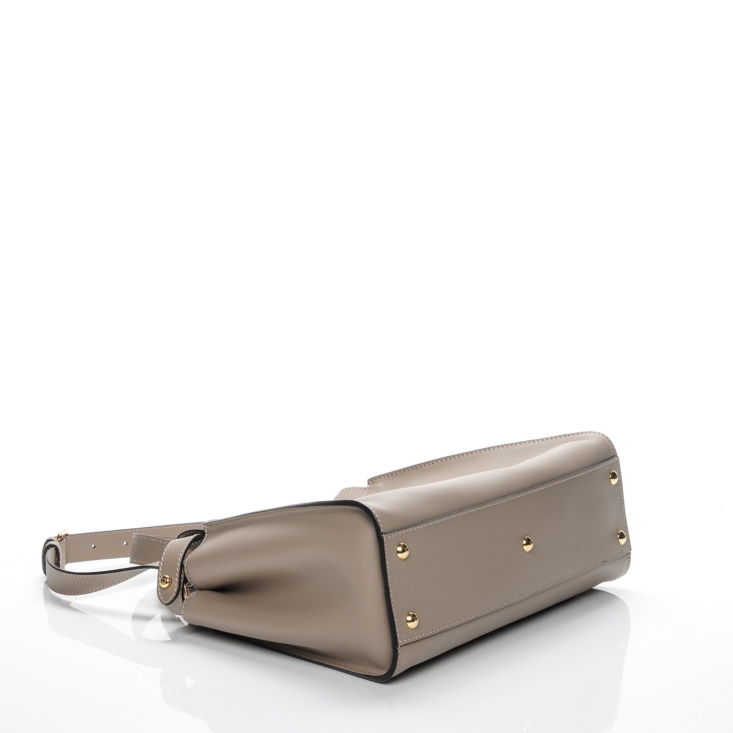 Fendi Vitello Seta Plexiglass Tortoise Medium Peekaboo Iconic Satchel Tortora 4 of 6