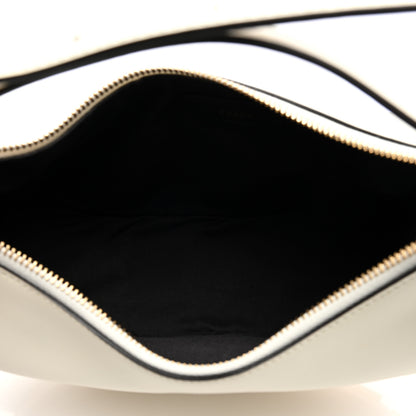 Fendi Vitello Grace Matte Small Fendigraphy Hobo Bag White Ice 5 of 10