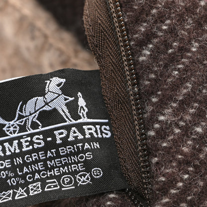 Hermes Wool Cashmere Brandebourgs Pillow Ecorce 3 of 3