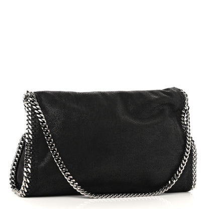 Stella McCartney Shaggy Deer Falabella Fold Over Tote Black 3 of 9