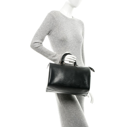 Louis Vuitton Epi Speedy 30 Black 2 of 6