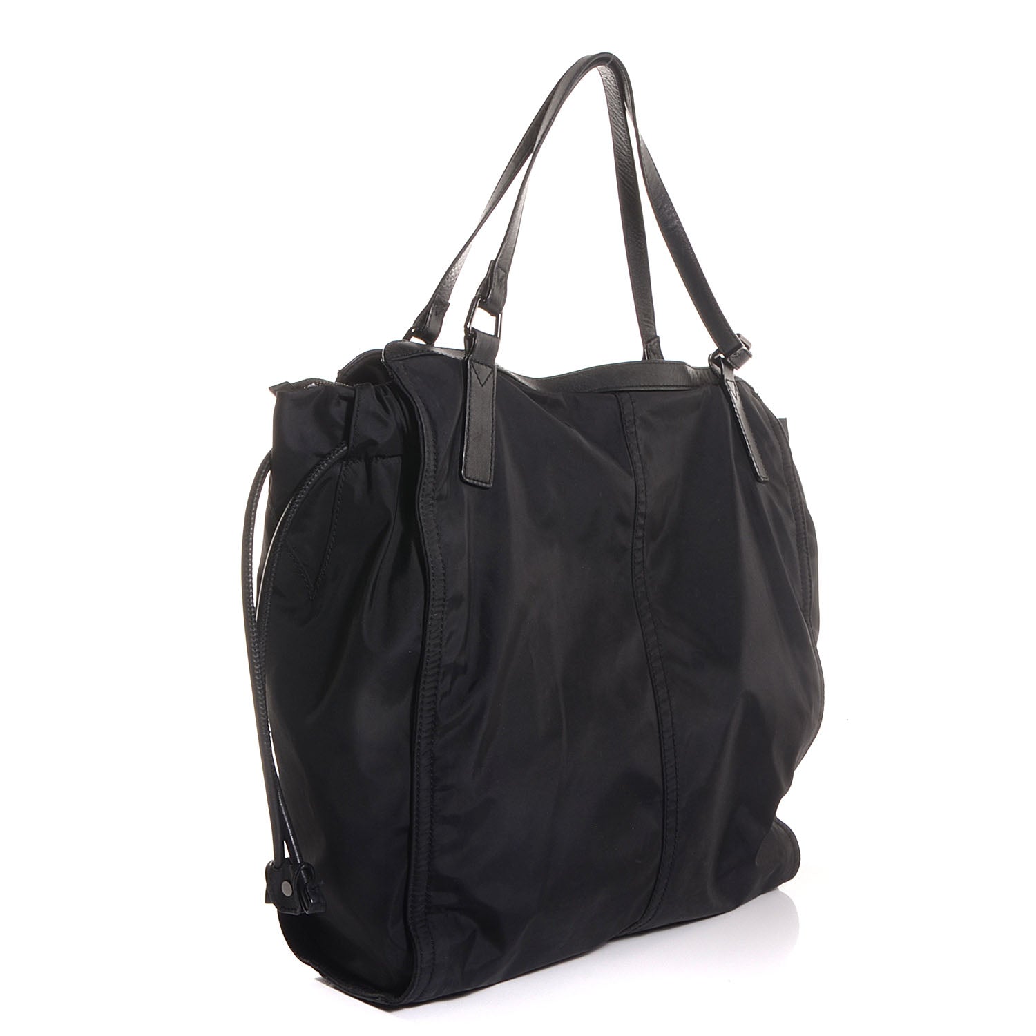 Burberry Nylon Buckleigh Packable Tote Black 3 of 9