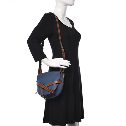 Loewe Grained Calfskin Small Gate Crossbody Bag Varsity Pecan 2 of 14