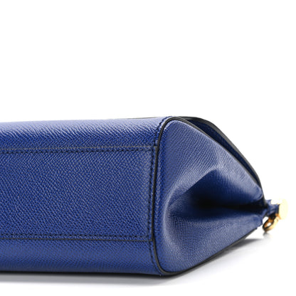 Dolce & Gabbana Dauphine Small Miss Sicily Satchel Bleuette Scuro 9 of 9