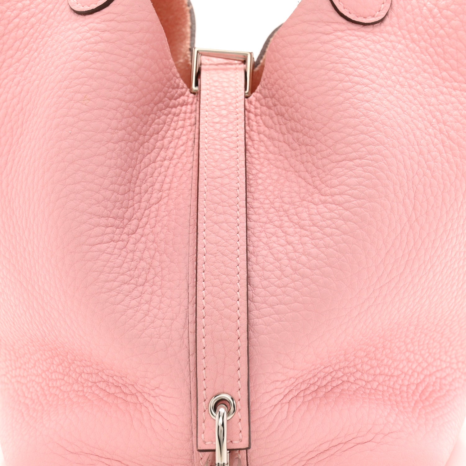Hermes Taurillon Clemence Picotin Lock 18 PM Rose Sakura 8 of 11