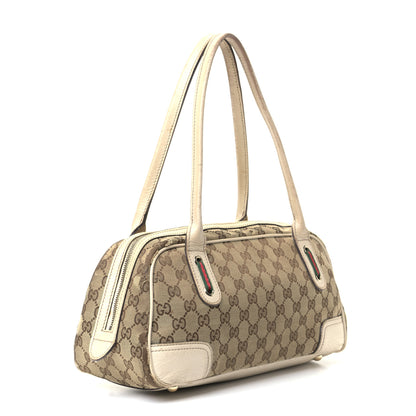 Gucci Monogram Small Princy Satchel Off White 2 of 13