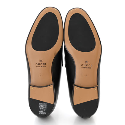 Gucci Calfskin Horsebit Mens Jordaan Loafers 7 Black 5 of 9