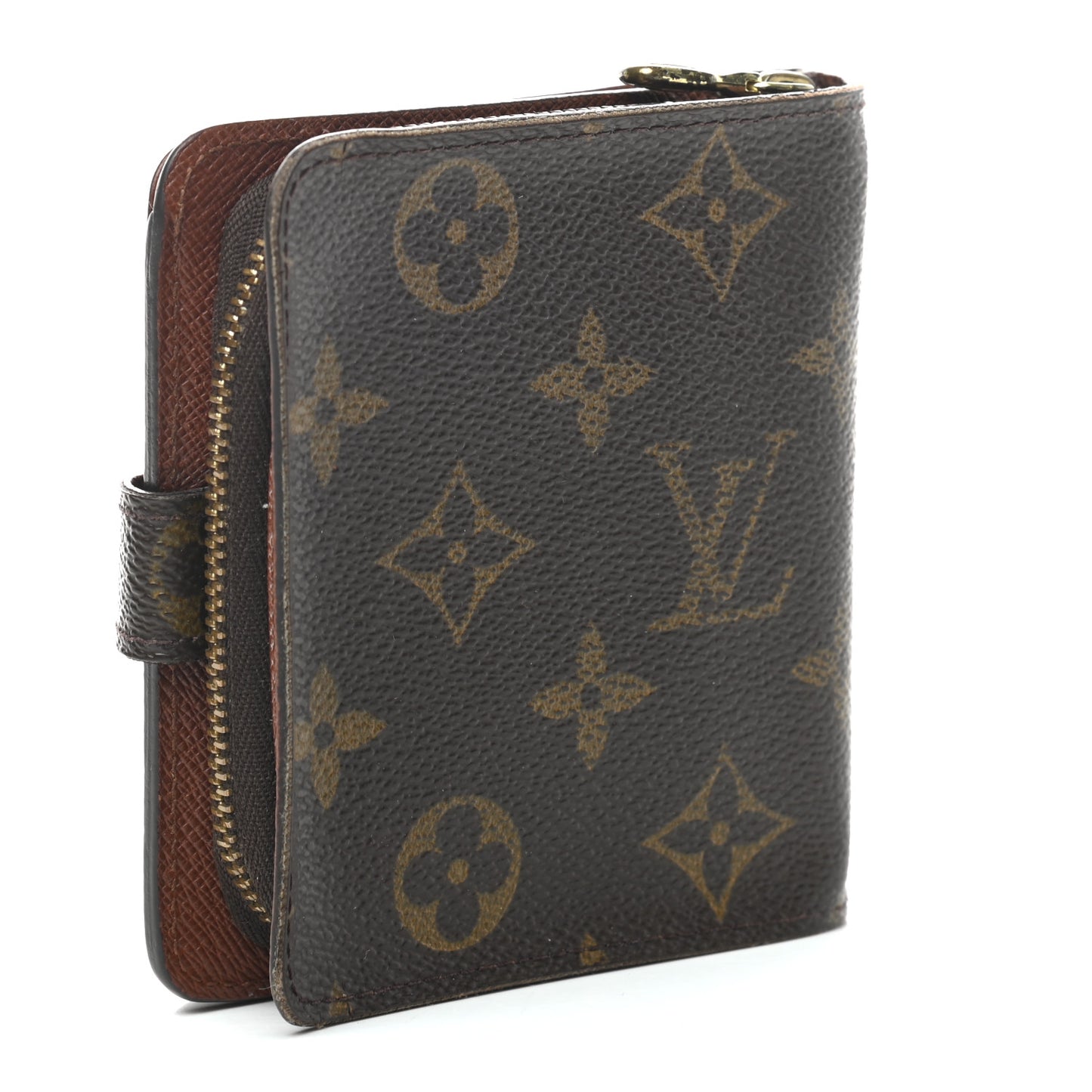 Monogram Compact Zippe Zipped Wallet
