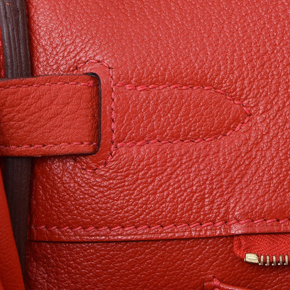 Hermes Togo Birkin 35 Rouge Casaque 12 of 29