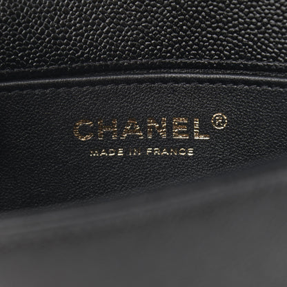 Chanel Caviar Quilted Small Boy Messenger Bag Black 6 of 12